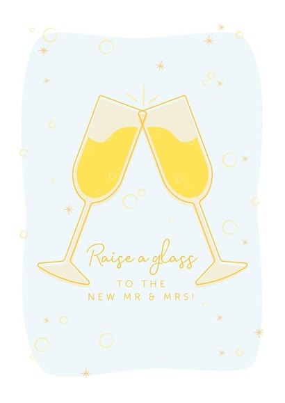 Champagne Wedding card created by Designed By Lizzi