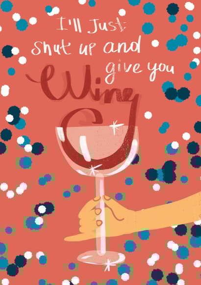 Say no more, Wine Support created by Alyona Shirokova