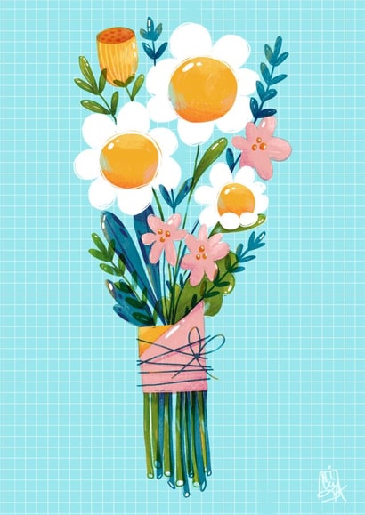 Flower Bouquet created by Nikita Van Den Bosch