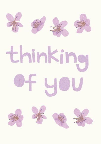 Thinking of you sympathy card created by Eden Fay