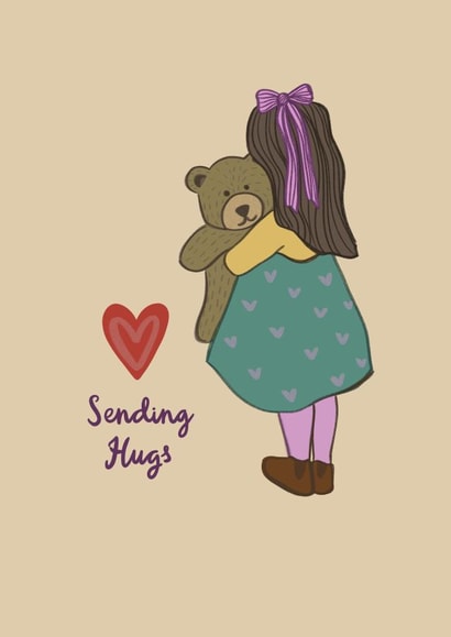 Teddy Bear Hugs created by Rachel Singh
