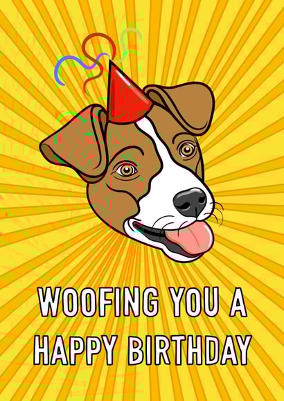Woofing You a Happy Birthday created by Adam Regester
