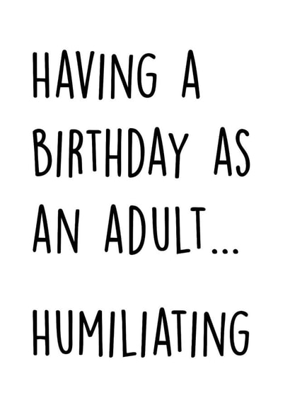 funny birthday card for adults created by metoyou