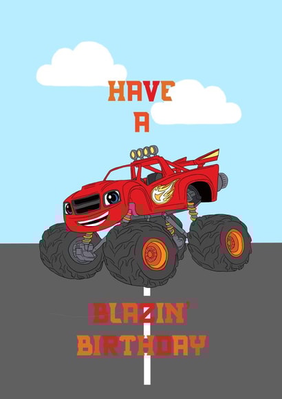 Blaze Birthday created by LJ Designs