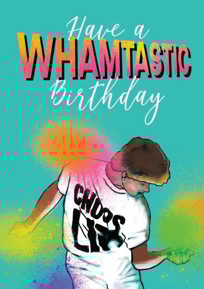 Whamtastic birthday card created by Giddy Kipper