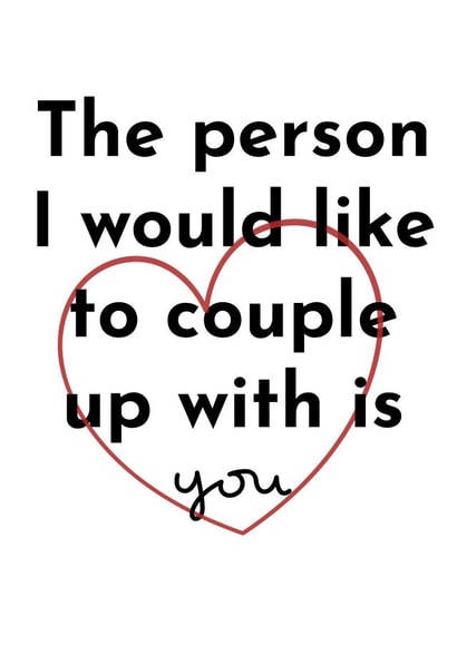 Love island, couple up with card created by Doublea