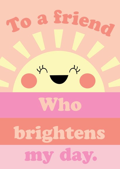 Sunshine friendship card created by Memelou