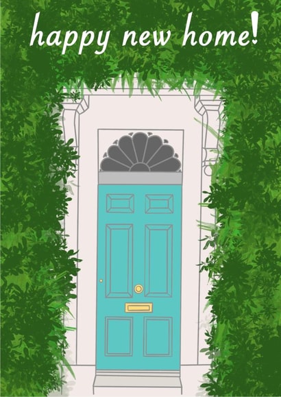 Contemporary Townhouse New Home Card created by ABC cards