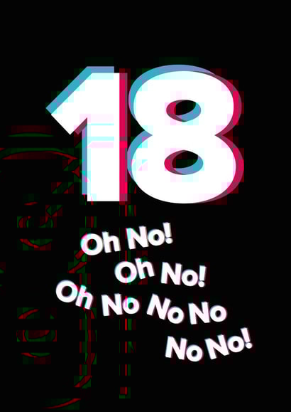 Happy 18th Birthday Tik Tok fan created by Quinton cards