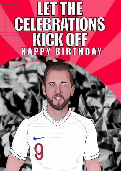 Happy birthday Harry Kane England created by Pawwmarkss