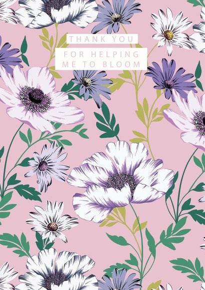 Thank you bloom created by Sophie Hilton Designs