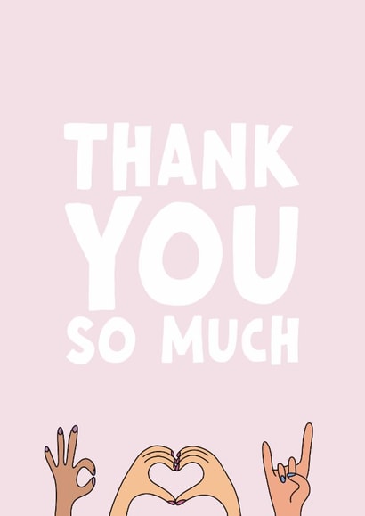 Thank you so much created by Forever Blessed