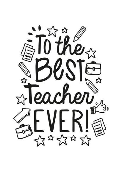 best teacher ever created by Jodie Gaul & Co