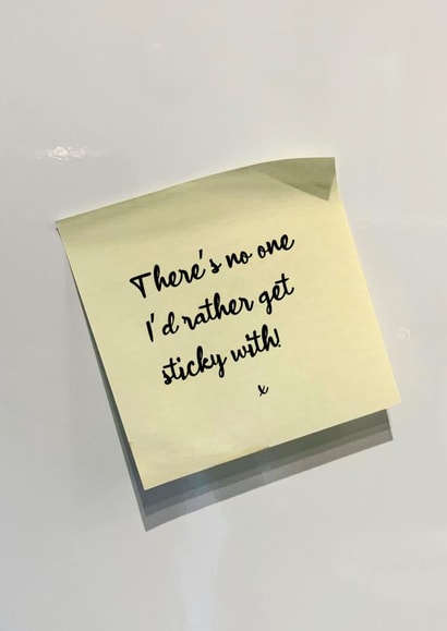 Message to a loved one on a sticky-note 1000 created by Bear and Shrew