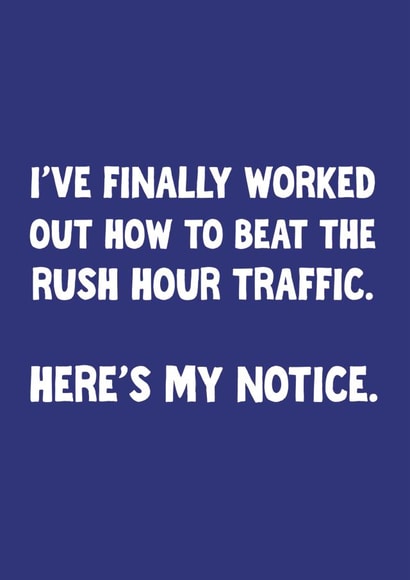 Funny Leaving Job Card for Boss 1002 created by The Sweary Card Co