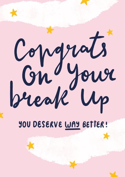 congrats on your break up created by katie illustrated