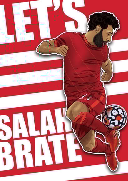 Mo Salah - Let's Salah-brate created by SX2Prints