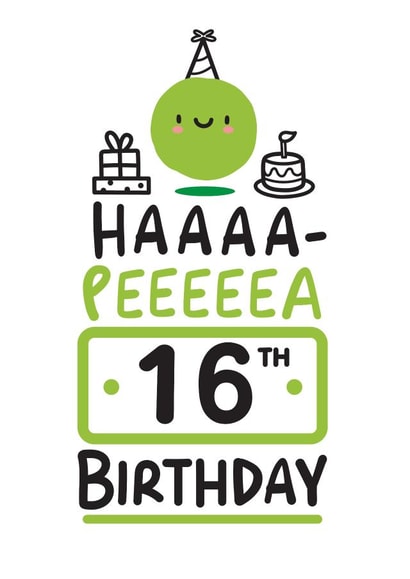 Haaaa-Peeeeea 16th Birthday created by Conor Rawson