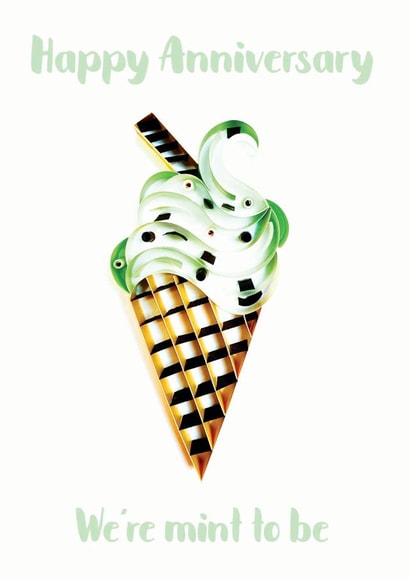 Ice cream anniversary card created by TillyViktor