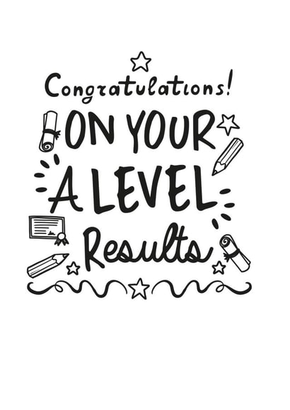 Alevel congratulations created by Jodie Gaul & Co