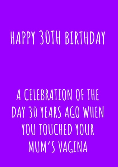 Happy 30th Birthday created by Jonesy Cards