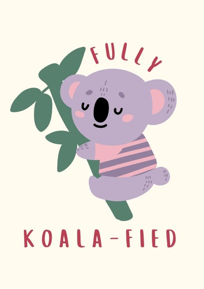 fully koalafied, graduation card created by Designs by Phoebe
