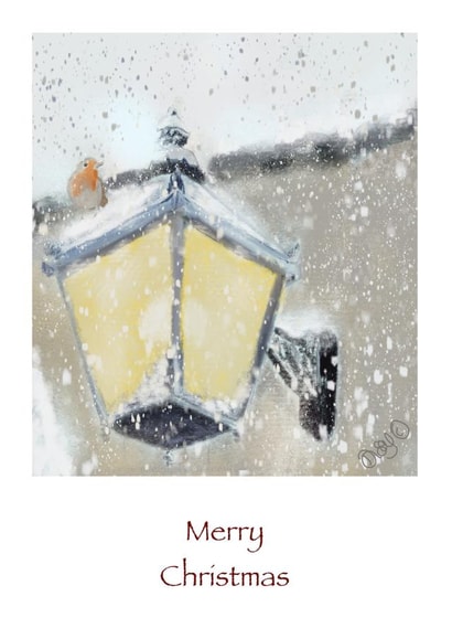 Merry Christmas Mr Robin created by Art by Disey
