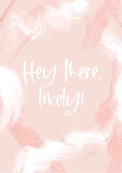 Abstract Positive Quote Pink created by JMDesigns