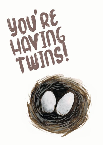 New Twin Baby card created by Annie Moon