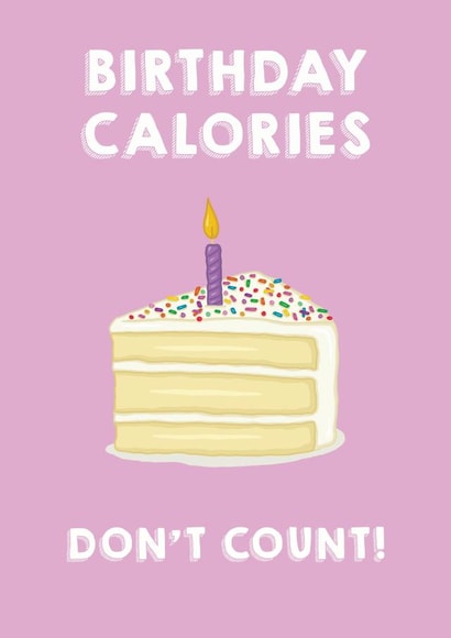 Birthday Calories Don't Count! created by Canny Crafted