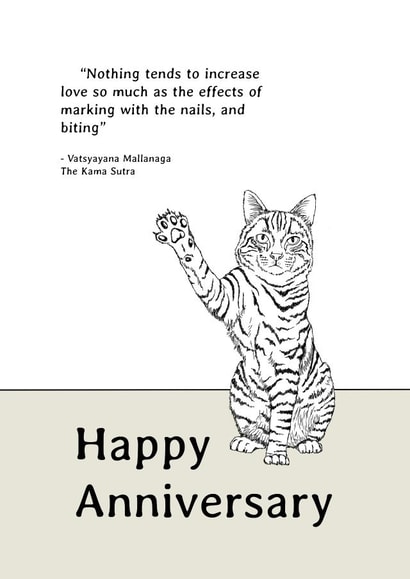 Happy Anniversary from The Kama Sutra created by Watership Illustrated