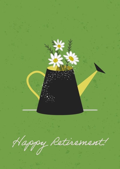 Gardening and plant lovers retirement card - Happy Retirement created by Mayah Wetherell