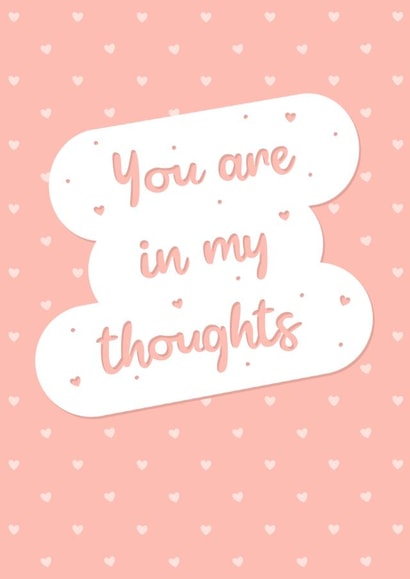 In my thoughts pretty sympathy card created by The Girl Next Draw Cards
