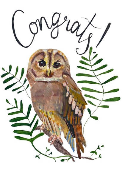 Congrats Owl created by Montanye Makers 