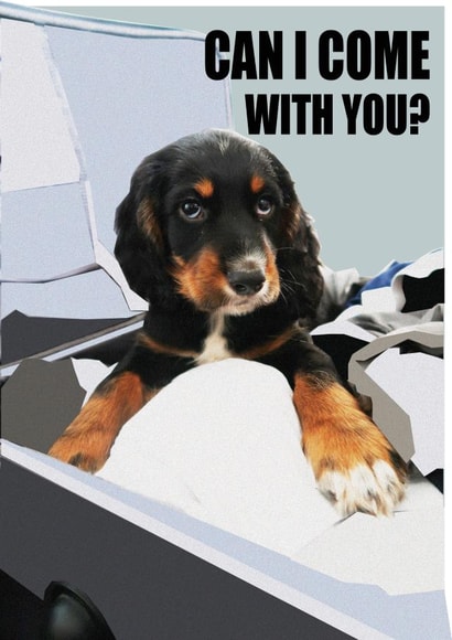 Leaving card created by Arloandme