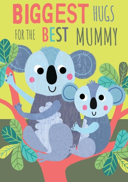 Birthday Koala Hugs for Mummy created by Tracy Cottingham