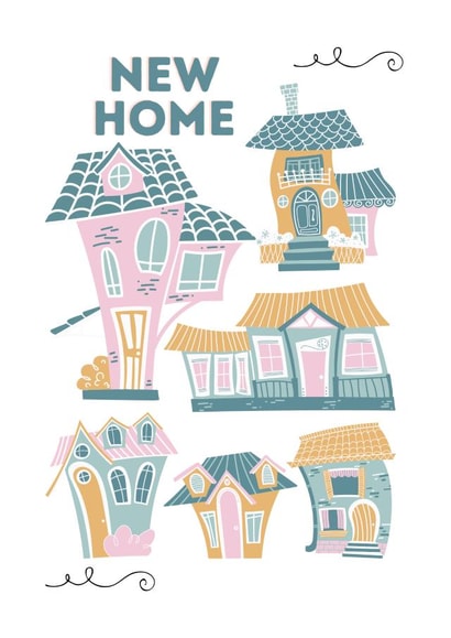 New home  created by Custom Card Co Shop