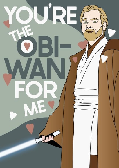 you're the obi-wan for me created by @punbelievable