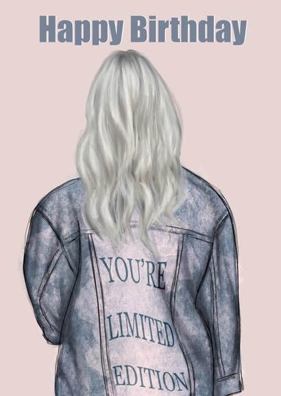 You're Limited Edition Birthday Card 1000 created by EL ILLUSTRATES