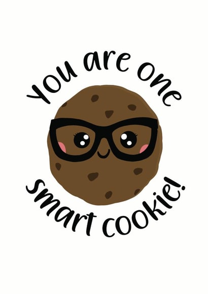 Smart Cookie Congratulations Card created by Kayk Party