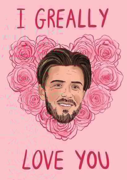 Jack Grealish Love Pun created by Stacie Charlton