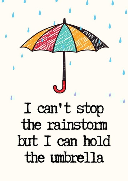 I Can Hold The Umbrella created by Sundiva Designs