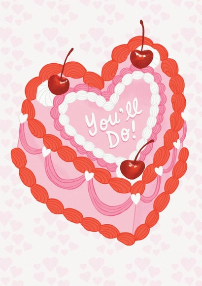 You'll Do, Retro Anniversary Cake created by The Stylist Illustrates