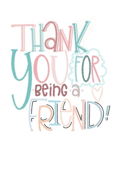 Thank You Friend! created by Sarah Michael’s 