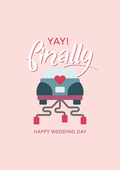 You're finally getting married! created by ER