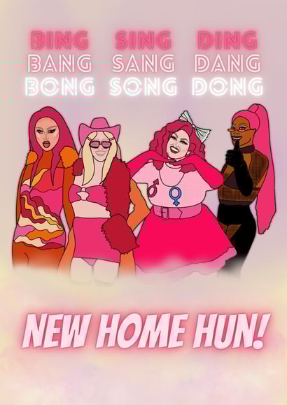 UK Hun New Home Card created by Esther the Sketcher