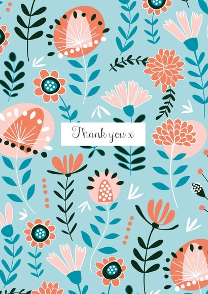 Thank you created by Jane Farnham Designs