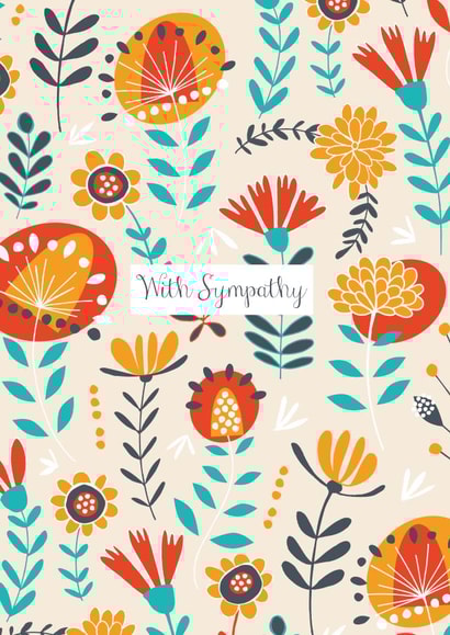 With Sympathy created by Jane Farnham Designs