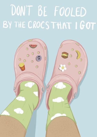 Crocs swag created by Lisa Manton illustration