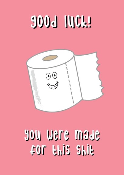 Made For This Shit - Good Luck Card created by @Laura Lonsdale Designs